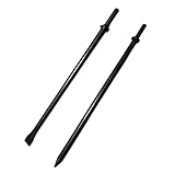 Cinceles de martillo de aire industrial de 35,5 cm de largo, herramienta de demolición neumática fría para trabajos de hormigón comercial, martillo neumático