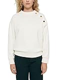Stehkragen ESPRIT Damen 111EE1J303 Sweatshirt, 110/OFF White, XXS