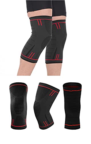 Kingbridal Professionele atletiek kniebrace compressie mouw ondersteuning voor mannen vrouwen kniebeschermers voor… - Image 8