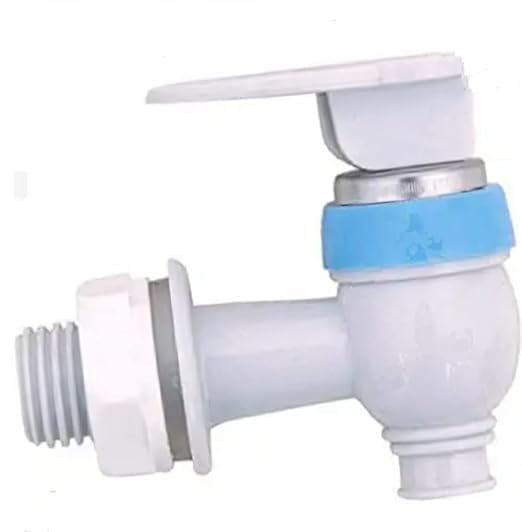 Push-to-Connect Water Filter Valve, 1/4-inch Quick Connect Fitting, White and Blue-image-8