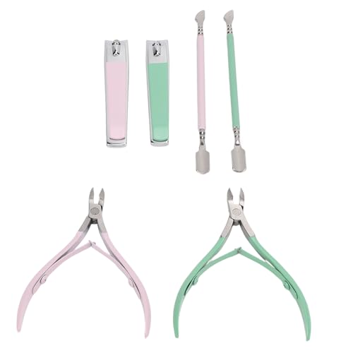 ZJchao Herramientas de Manicura Set Dead Skin Clipper Nail Clipper Cutícula Kit Herramienta de Cuidado de la Uña para el Salón de Uñas en el Hogar