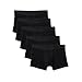 Amazon Essentials Boxers en Jersey De Coton Homme, Lot de 5, Noir, XXS