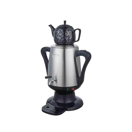 Tetera Eléctrica 4 Litros, Con Apagado Automático Y Protección Para Hervir Secuencia Té Turco, Tetera Acero Inoxidable 3l, 1l Cerámica Samovar Mantenga Función Caliente, Teta Agua Caliente Doble