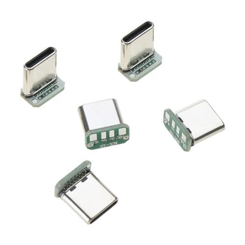 TENYELE 5 conectores USB C macho de 16 p,...