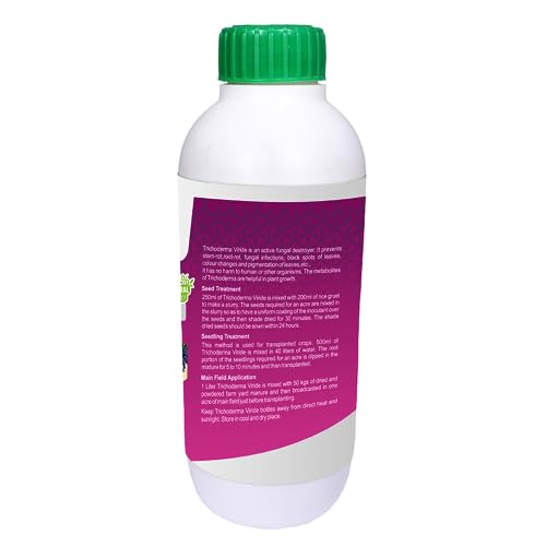 THE WET TREE Trichoderma Viride (2x10^9 cfu/ml) Liquid | Bio Fungicide for Home Garden Plants 500ml
