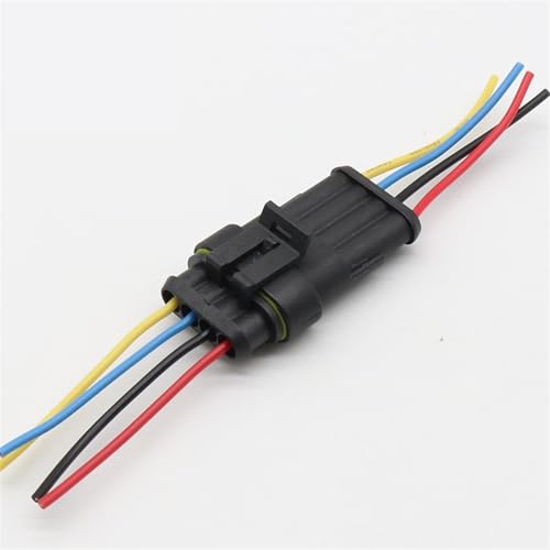 Connecteur auto 4 broches étanche pour réparer le faisceau électrique de remorque et voiture