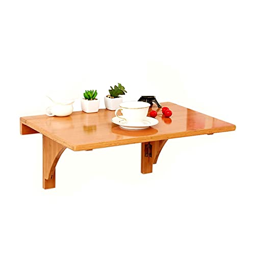 Table murale en bois étable rabattable gain de place bureau - 2