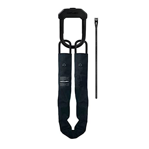 Hiplok E-DX, Bügel- & Kettenschloss, Unisex, ALL BLACK, 100cm Schließumfang