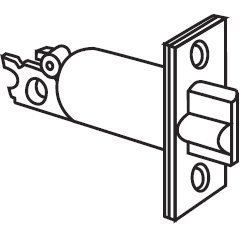 Schlage 12-100-613 Deadbolt Latch with Square Corner, Backset 2-3/8", 613 - Oil Rubbed Bronze, Varies Metal