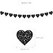 Go Shawty Its Your Birthday Decorations-Black Happy Birthday Banner Hip Hop Theme Happy Birthday Decorations Hanging Hearts Decorations with Swirls Birthday Decorations for Women Men Adult