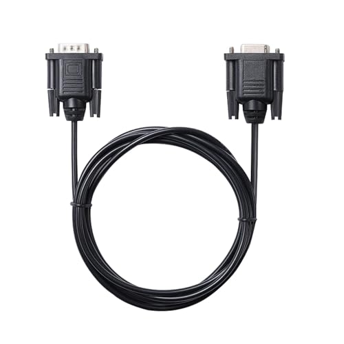 D-sub 9 Pin DB9 Female RS232 Serial to DB9 Male Cable for Lectrosonics DR Receiver RS232 Communication(1m)