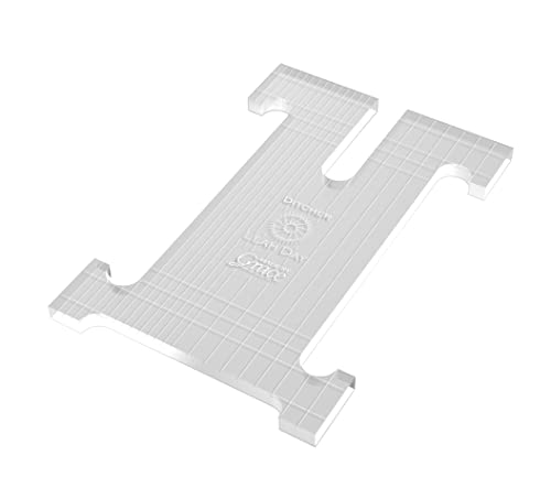 Grace Ditcher Longarm Quilting Ruler Template for Stitch-in-the-Ditch
