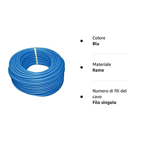 FILO CAVO ELETTRICO UNIPOLARE 1x6 MMQ 6 FS17