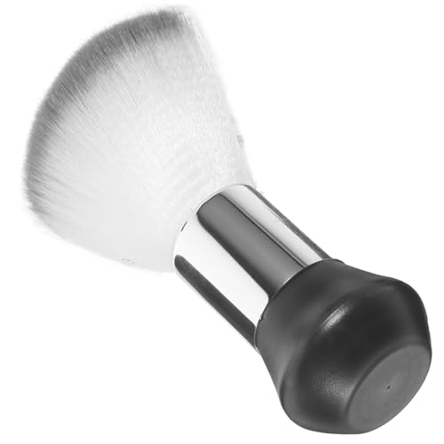 DECHOUS Cepillo Cuello de Peluquería Cepillo para Cortar Pelo Cerdas Suaves Diseño Ergonómico en Color Gris Herramienta Profesional para Limpieza de Cabello en Salones y Uso Doméstico