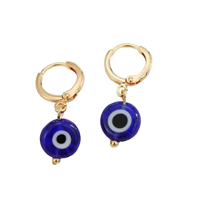 Evil Eye Dangle Earrings for Women, Blue Bead Design, Clip-On (B0CZG7DRWP) Amazon Price History, Amazon Price Tracker