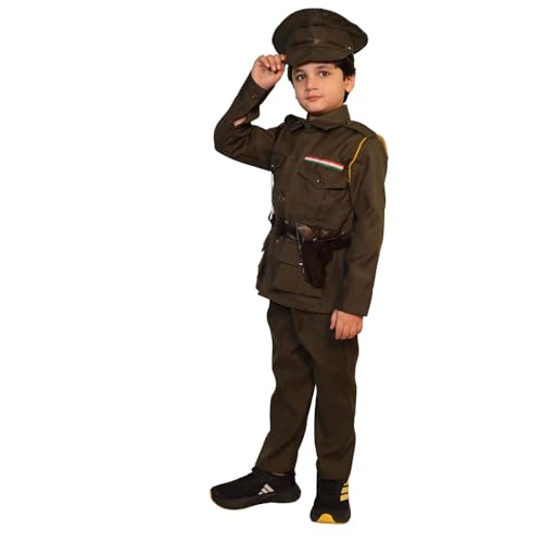 Image of Kaku Fancy Dresses Our Helper Costume for Boys & Girls | Social Helper Doctor, Nurse, Fireman, Postman, Teacher, Farmer Dress For Kids