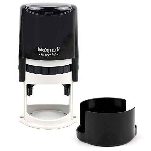Round Notary Stamp for State of Washington- Self Inking Stamp - Top Brand Unit with Bottom Locking Cover for Longer Lasting Stamp - 5 Year Warranty - Image 3