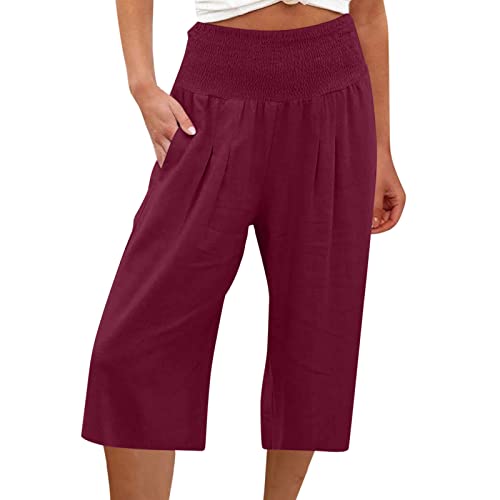 Pantalon lin femme été fluide large pour en finir avec l'inconfort de la chaleur