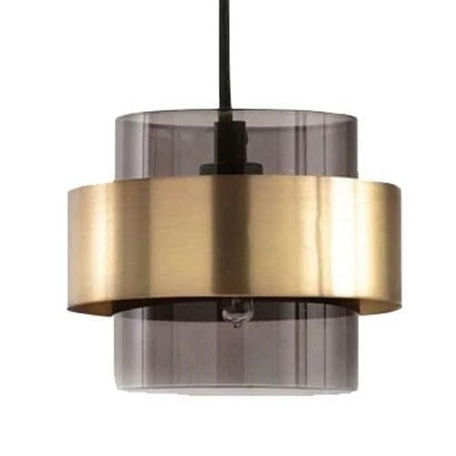 Lustre de forme cylindrique minimaliste pour décoration de restaurant et bar