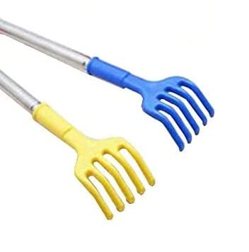 Plastic Itching Rod Back/Body Itch Scratcher Stick (Random Colours) Pack of 2