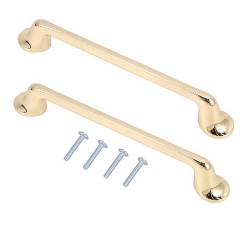 Operitacx 2 piezas Tiradores Metálicos para Muebles de Cocina y Armarios Zinc Duradero con Acabado Satinado Diseño Clásico para Puertas y Resistentes y Versátiles para Uso Prolongado