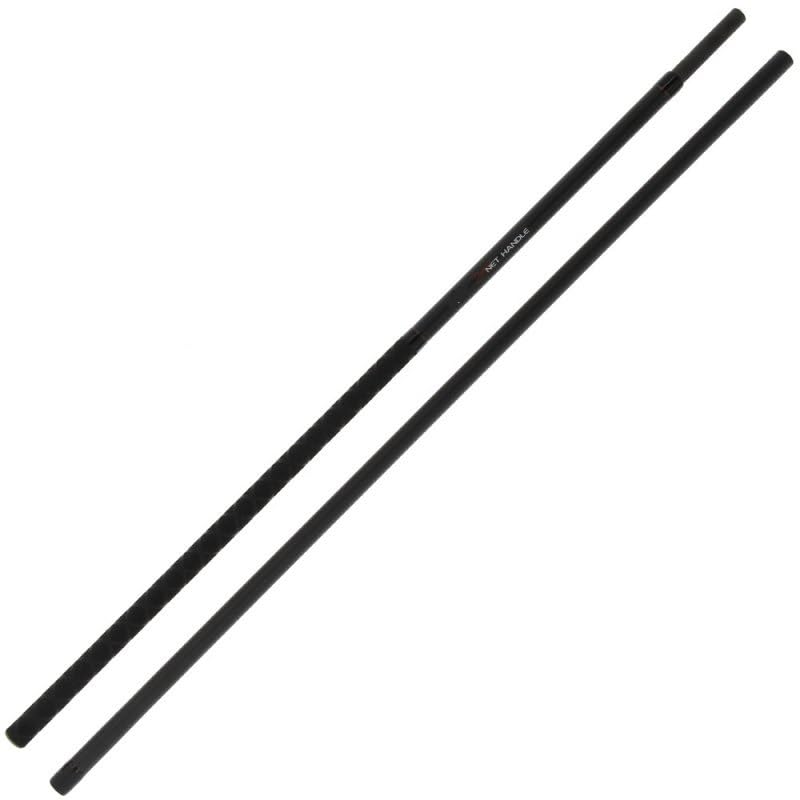 Lot de 2 épuisettes en carbone pour pêche à la carpe - 1,80 m - 107 x 107 cm