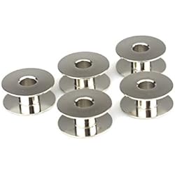 Máquina De Coser Sigma Modelo A La Canilla ® - Pack 5 Canillas Para Máquinas de Coser Sigma 2000, 2001 y 2000NS Superautomática Bobinas Máquina Coser Sigma (Metálicas)
