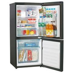 Amazon.co.jp: HL42384 【右開き】110L 2ドアノンフロン冷蔵庫 ざくろ 