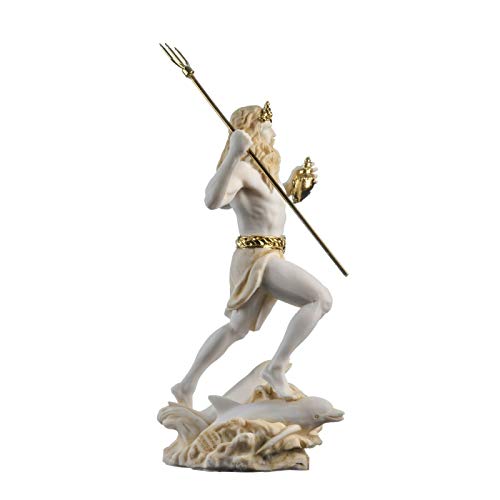 Estatua de Poseidón Dios Griego del Mar 23 cm miniatura 4
