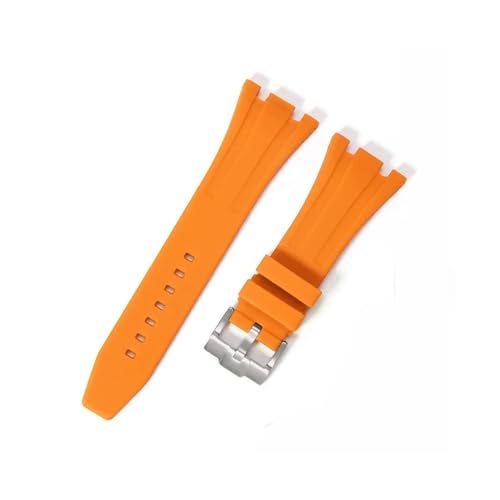 27mm 28mm 30mmラバーシリコーンウォッチストラップAPロイヤルオークオフショアシリーズバンドメンズブレスレットソフトリストバンドにフィット