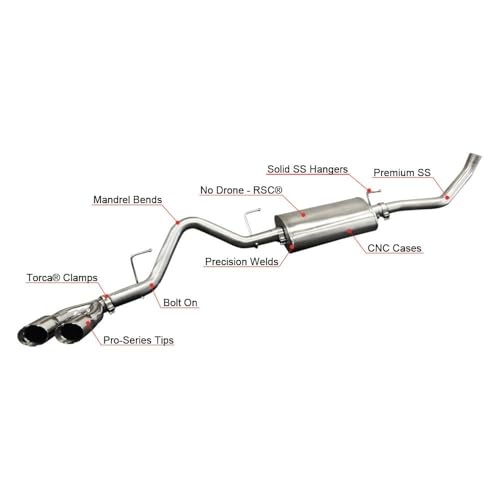 Image of CORSA 14951 Cat-Back Exhaust System with X-Pipe