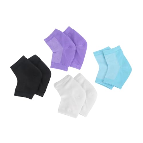 Didiseaon Moisturizing Heel Gel Socks Crack Foot Protectors for Men Women Comfortable Portable for Overnight Use Outdoor Activities