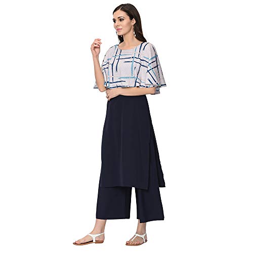 Image of Ziyaa Women's Digital Print Fla Crepe Kurta