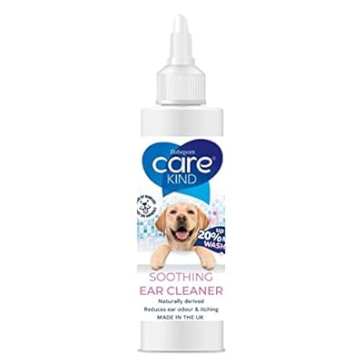 CAREKIND Dog Ear Cleaner Dog Ear Cleaner Solution 200ml - Stop Head Shaking, Itchy & Waxy Ears - Vet Recommended Dog Ear Drops, Naturally Derived, Non-Toxic Soothing Ear Cleaner Dog