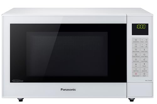 Panasonic NN-CT54JWBPQ, Slimline Combination Microwave Oven with Glass Turntable, 27L, 1000W,...