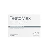 Beverly TestoMax50 - Potenciador natural de la testosterona - 60 cápsulas vegetales - 60 servicios - Masa muscular, fuerza y rendimiento