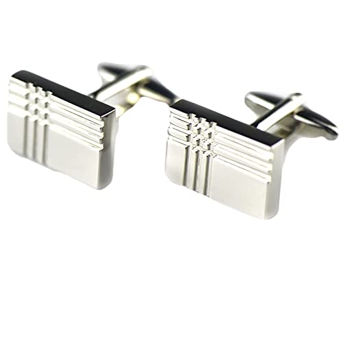 Mancuernillas para Hombre Diseño Rectangular y Cuadrado miniatura 1