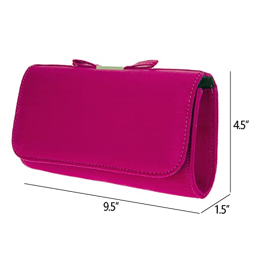 Image of JNB Faux Microsuede Envelope Clutch