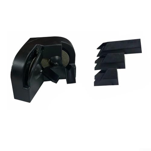 Aiguiseur de forets électriques avec 3 supports de meulage pour embouts de 2 à 16 mm, meule haute dureté pour affûter rapidement les couteaux plats, les ciseaux et les trancheuses de cuisine (A)