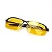 Price comparison product image VANANA Safety Glasses, Polarized, UV400 Protection, Durable Frame, Clear Lenses, Yellow Color Family