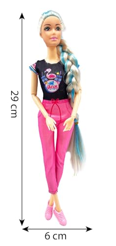 Image of Lyla Alia Cycle Adventure Doll - 30 cm Doll with Bicycle, Backpack & Balloons | Outdoor Playset for Girls Age 3+