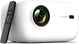 Mini Projector with WiFi and Bluetooth, 4K 1080P Portable Projector, 18000 Lumens Outdoor Movie Projector Support Electric Focus & Auto Vertical Keystone, Smart Video Projectors for Phone/PC/TV Stick