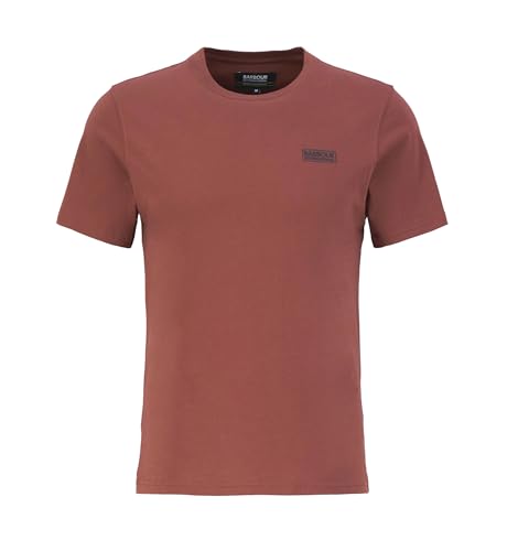 Barbour International Small Logo T-Shirt (UK, Alpha, L, Regular, Regular, Burnt Henna)