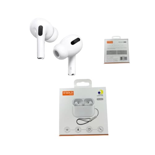 Fone de Ouvido Bluetooth 5.3 Sem Fio A'gold FN-BA5, In-ear Duplo Compatível Iphone Android Redução