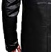 OBX Fashion Casual Leather Blazer For Men - Genuine Lambskin Mens Real Leather Jacket Coat Black (XL)