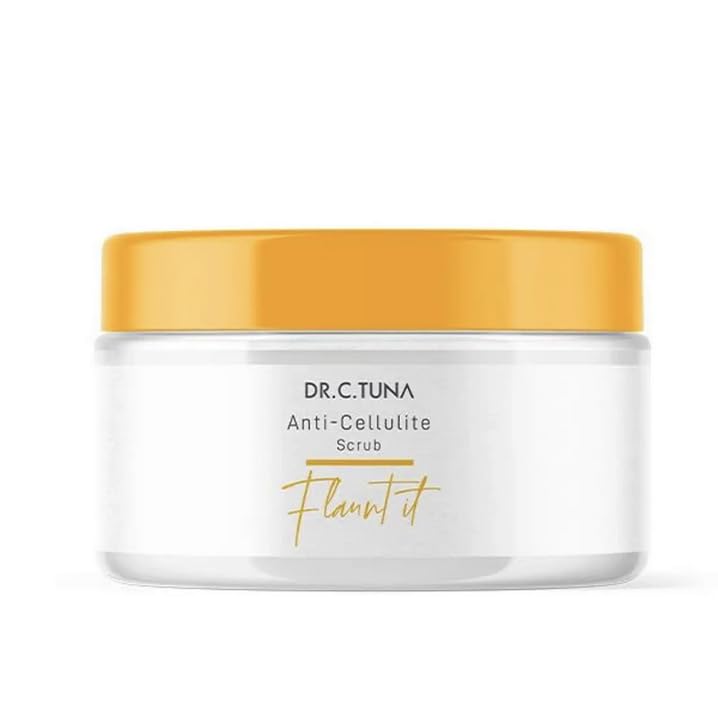 DR.C.TUNA Exfoliante Corporal Anti-Celulitis Flaunt It con Extracto de Tomillo, Hueso de Chabacano y Eucalipto