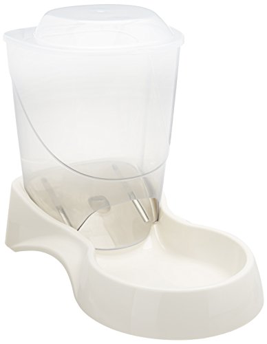 Van Ness Pets Extra Small Auto Gravity Feeder, 1.5 Pound Capacity for Dogs and Cats, White