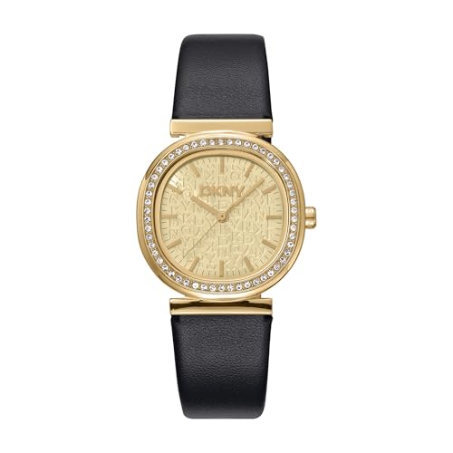 DKNY Montre à Quartz Evening avec Résistance à l'Eau 3 ATM