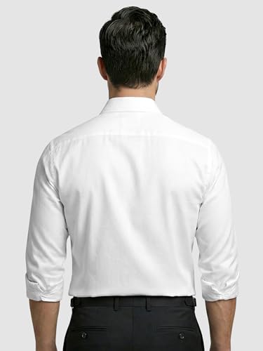 Image of BEYOUNG Regular Fit Formal Satin Shirt for Men | Full Sleeves | Men's Stylish Satin Silk Shirt | Formal Shirt | Buttondown Collar | Satin Solid Shirt for Men