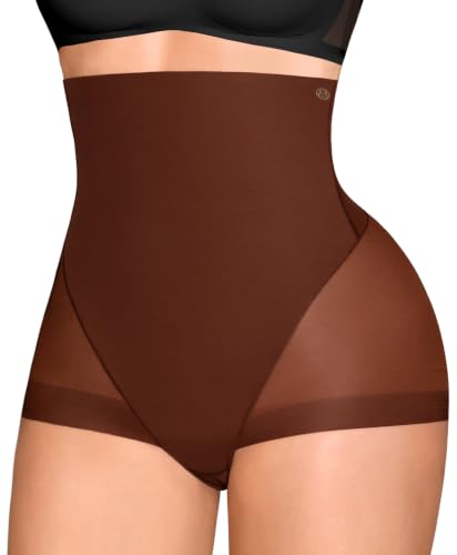 Image of SHAPELLX Women High Waist Tummy Control Slips Shapewear Panties Under Dress